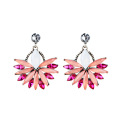 Fashionable Western Style Jewelry Luxury Exaggerated Personality Crystal Stud Earrings